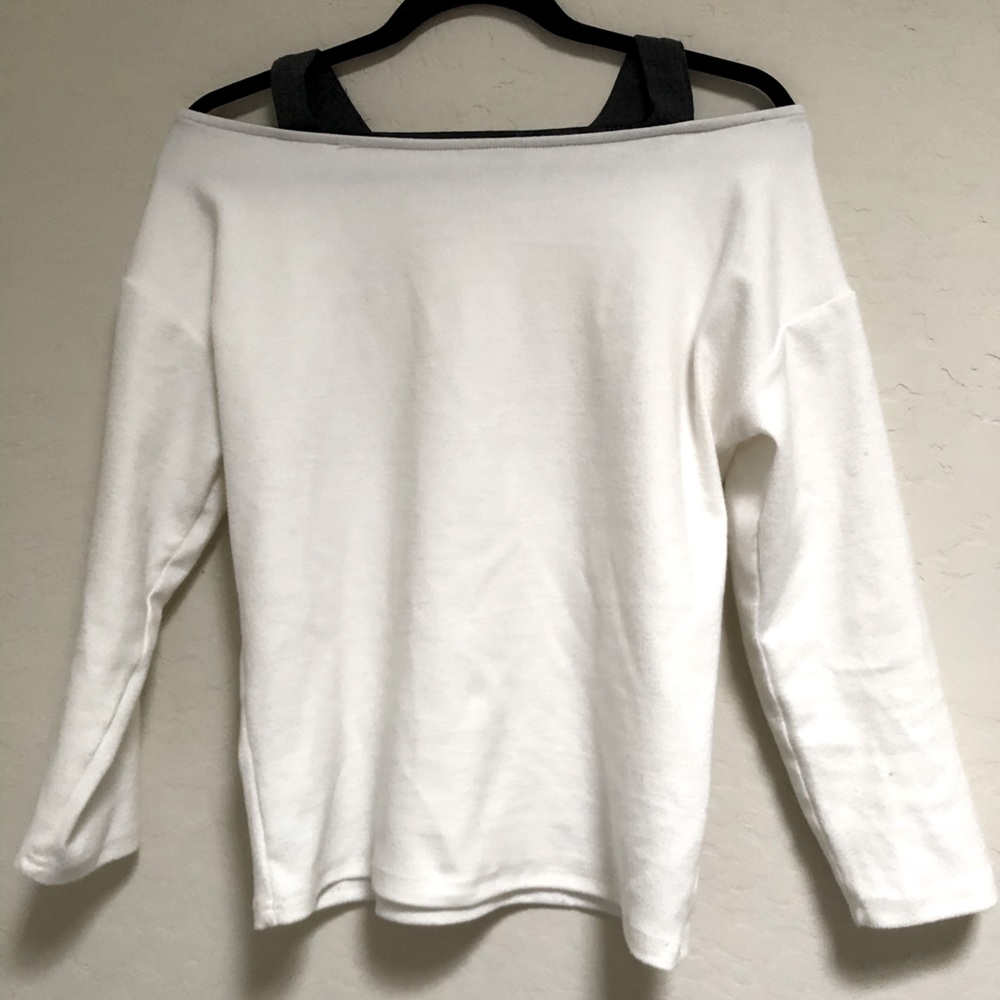 Drop shoulder cotton top